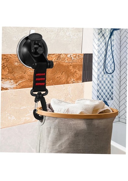 4'lü Paket Pencere Vantuz Kancaları Döndürülebilir Güvenli Ağır Hizmet Tipi Vantuz, Cam Araba Kamp Van Banyo Için (Yurt Dışından) fırsatları