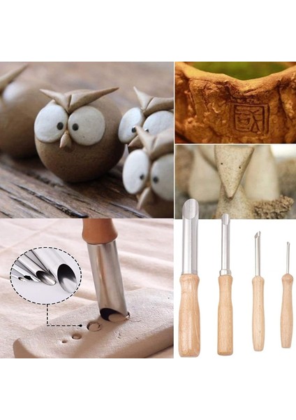 10 Adet Seramik Sırlama Aracı Fırçası Seramik Fırça Seti Suluboya Yün Boya Fırçası Seti Öğrenciler Yetişkinler Çocuklar Için (Yurt Dışından) indirimleri