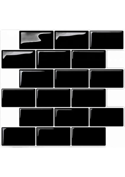 3D Duvar Çıkartmaları Tuğla Duvar Kağıdı Karo Mutfak Banyo Sıva Üstü Teyze-Karo Ev Dekorasyonu 30X30 cm (Yurt Dışından)