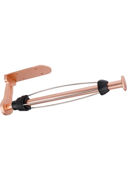 Kağıt Havlu Tutucu, Kolay Koparılabilir Duvara Monte Dolap Altı, Alüminyum Alaşımlı Kağıt Rulo Tutucu Yapışkanlı Veya Vidalı Gül Altın (Yurt Dışından)