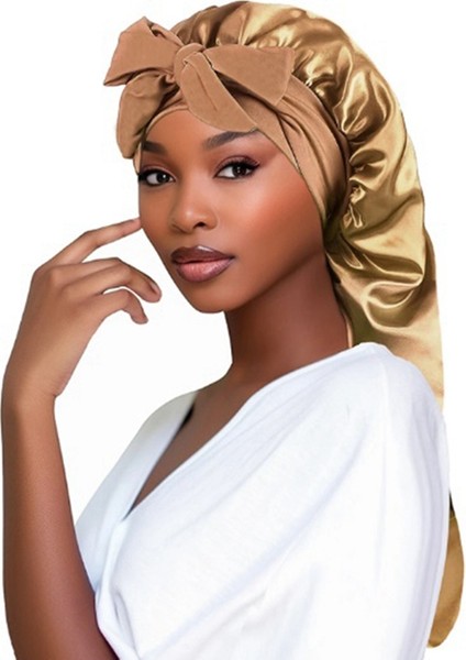 Kadın Bone Uyku Şapkası Uzun Kuyruklu Örgü Saç Gece Uyku Başlığı Sauna Banyosu Için Baş Duş Boneleri Mavi (Yurt Dışından) fiyatları