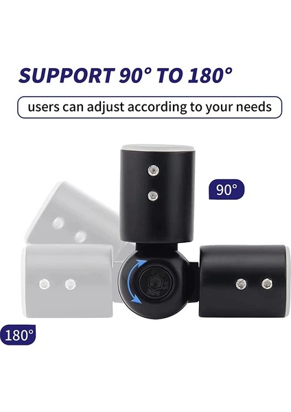 2 Adet Perde Çubuğu Köşe Bağlantısı, 1 Inçlik Cumbalı Pencere Perde Çubukları Için Ayarlanabilir Perde Çubuğu Köşe Bağlantısı (Siyah) (Yurt Dışından) fırsatları