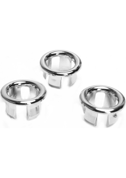 3 Küvet Lavabo Halkası Taşma Kapağı Yedek Lavabo Havzası Kapağı Banyo Seramik Havzası Taşma Halkası (Yurt Dışından)