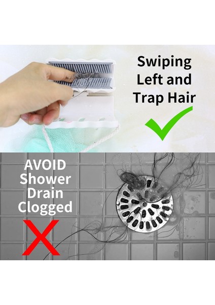 Duş Saç Toplayıcı Duvar, Duş Için Saç Toplayıcı, Saç Toplayıcı, Duş Duvarı Için Saç Toplayıcı, Küvet Gideri Beyaz (Yurt Dışından) indirimleri