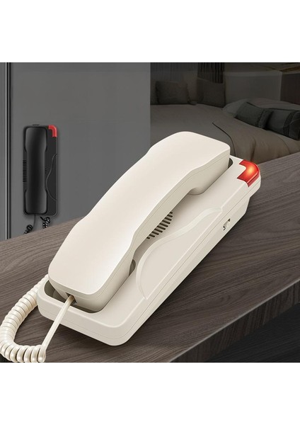 Sos Acil Durum Düğmeli, Ayarlanabilir Zil Sesi Seviyeli, Duvara Monte Edilebilir Amerikan Telefon Beyaz Kablolu Telefon Trimline (Yurt Dışından) indirimleri