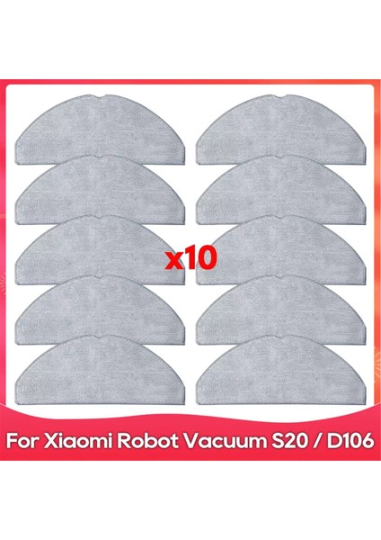 Robot Süpürge S20/D106 Parçaları Paspas Bezi Yedek Parça Kiti Aksesuarları Robot Süpürge Parçaları (Yurt Dışından)