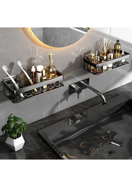 Banyo Rafı Üçgen Raf Delinmeyen Köşe Rafı Vantuzlu Üçayak 2 Adet (Yurt Dışından) modelleri