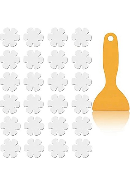 Kaymaz Küvet Çıkartmaları, 24 Adet Kaymaz Duş Tutacağı Çıkartmaları, Küvet ve Banyo Zemini Için Kazıyıcılı Yapışkanlı Çıkartmalar (Yurt Dışından) fiyatları