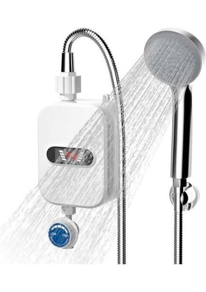 Elektrikli Duş Başlıkları Termostatik Duş Başlıkları Sıcaklık Ayarı Ayarlanabilir Su Geçirmez Anında Su Isıtma Abd Fişi (Yurt Dışından) fiyatları
