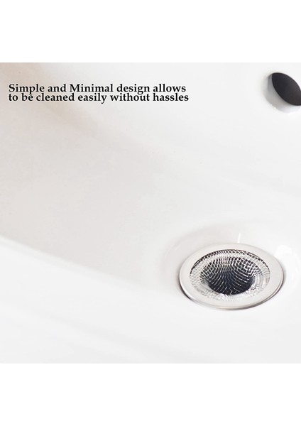 6'lı Paket - 2,125 Inç Üst / 1 Inç Sepet - Banyo Lavabosu, Yardımcı Lavabo, Kirli Su ve Çamaşırhane Için Ağ Lavabo Süzgeci Saç Toplayıcı (Yurt Dışından) fiyatları