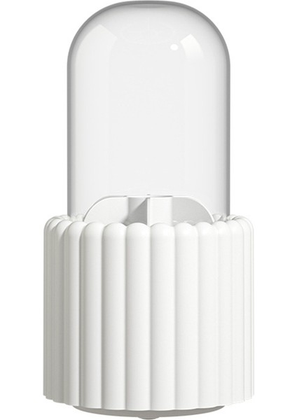 Makyaj Fırçası Düzenleyici, 360 Derece Dönebilen Yuvarlak Makyaj Fırçası Tutucu, Kapaklı Fırça Saklama Kutusu ve Kapları (Yurt Dışından)