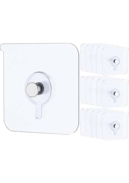 Yapışkanlı Resim Kancaları 33 Lbs Yük Ağır Hizmet Tipi Resim Askıları Çivisiz Yapışkanlı Duvar Kancaları Asmak Için 20 Adet (Yurt Dışından)