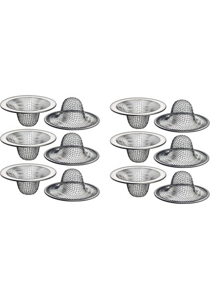 30'lu Paket - 2,125 Inç Üst / 1 Inç Sepet - Banyo Lavabosu, Yardımcı Lavabo, Kirli Su ve Çamaşırhane Için Ağ Lavabo Süzgeci Saç Toplayıcı (Yurt Dışından) fiyatları