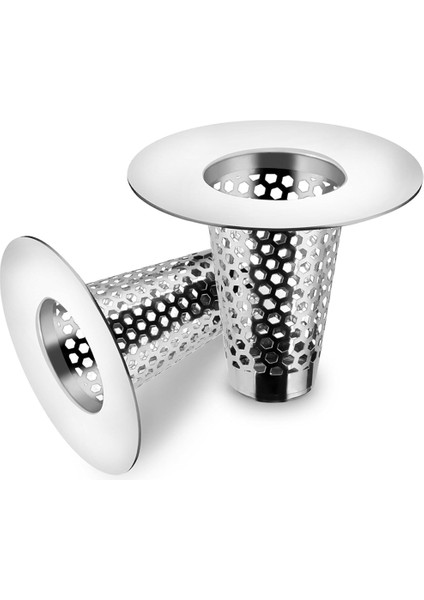 Banyo Lavabo Süzgeçleri, Küçük Konik Premium Paslanmaz Çelik Gözenekli Saç Toplayıcı, Süzgeç Filtresi (Yurt Dışından)