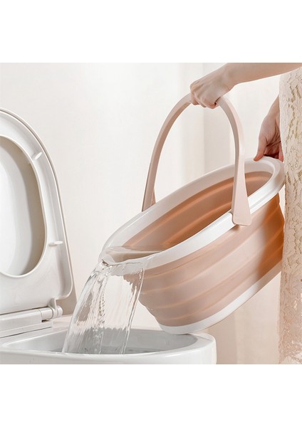 1 Adet Haki Katlanabilir Su Kovası, Dış Mekan Temizlik Plastik Kovası, Giysi Saklama Kovası, Enkaz Ayıklama Aksesuarları (Yurt Dışından) fırsatları