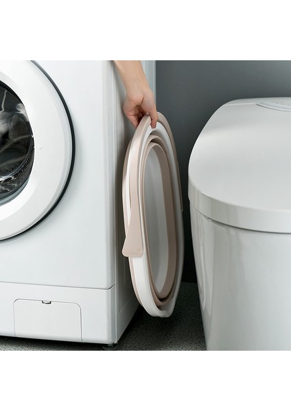 1 Adet Haki Katlanabilir Su Kovası, Dış Mekan Temizlik Plastik Kovası, Giysi Saklama Kovası, Enkaz Ayıklama Aksesuarları (Yurt Dışından) indirimleri