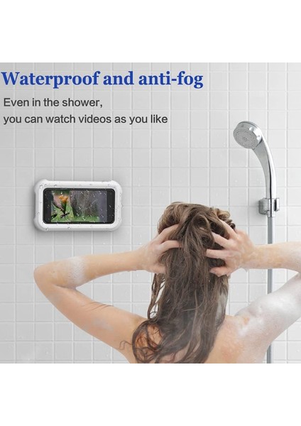 2 Adet Su Geçirmez Duş Telefonu Tutucu Kılıfı, 360° Döndürülebilir, Açısı Ayarlanabilir, Banyo Için Duvara Monte Telefon Tutucu (Yurt Dışından) fırsatları