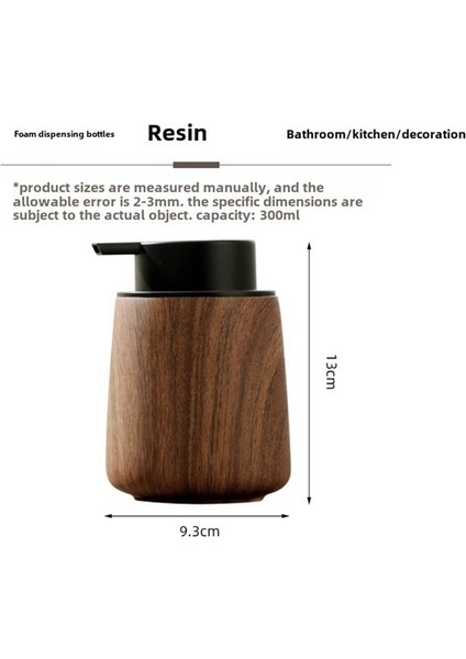 Ahşap Desenli El Sabunu Köpüren Şişe Şampuan Dispenseri Basınçlı Köpük Şişe Mutfak Aksesuarları Banyo Dekorasyonu (Yurt Dışından) indirimleri