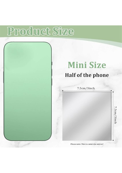 30 Adet Akrilik Mini Ayna Karosu Kendinden Yapışkanlı, 3 Inç Kare Yüksek Çözünürlüklü Küçük Ayna Karoları El Sanatları ve Duvarlar Için (Yurt Dışından) modelleri