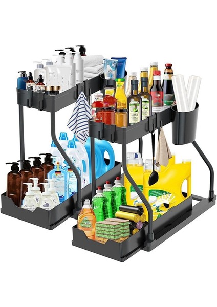 Mutfak Depolama Rafı Çekmeceli Çok Fonksiyonlu Çekmece Rafı Depolama Rafı Banyo Masaüstü Dolap Rafı (Yurt Dışından) modelleri