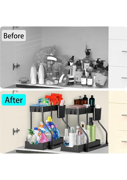 Mutfak Depolama Rafı Çekmeceli Çok Fonksiyonlu Çekmece Rafı Depolama Rafı Banyo Masaüstü Dolap Rafı (Yurt Dışından) fırsatları