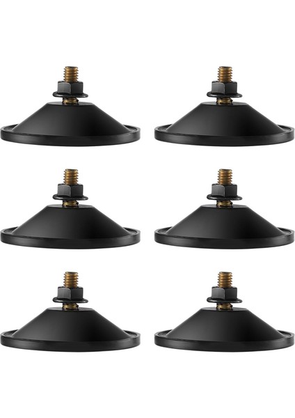 6 Adet Küçük Vantuzlar, Cam Için Güçlü Vantuzlar, Vidalı Siyah 2,2 Inç Pencere Vantuzları (Yurt Dışından) fiyatları