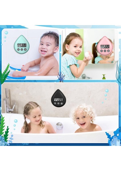 Yetişkinler ve Çocuklar Için 6 Adet Duş Zamanlayıcısı, Dijital Su Geçirmez Mutfak Zamanlayıcısı, Manyetik Küçük Duş Saati, Alarm, Enerji, Ev Zamanlayıcısı (Yurt Dışından) modelleri