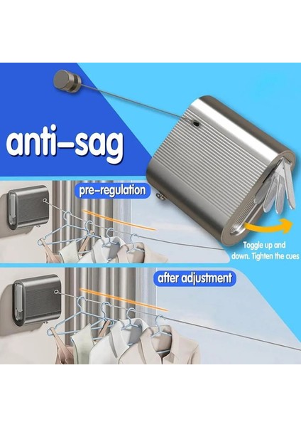 Geri Çekilebilir Çamaşır Askısı Iç Mekan, Sarkmayan Dış Mekan Çamaşır Askısı Geri Çekilebilir, 4,2 M Çamaşır Kurutma Çamaşır Askısı (Yurt Dışından) fırsatları