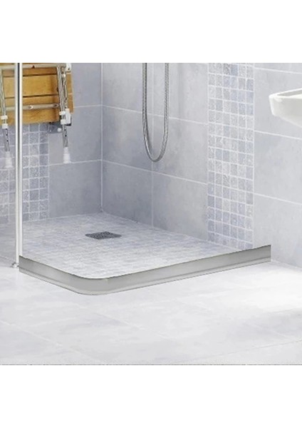 Silikon Banyo Su Durdurucu Su Tutma Şeridi Bükülebilir Banyo Kapısı Çamaşır Makinesi Duş Eşiği Su Barajı (Yurt Dışından) fırsatları