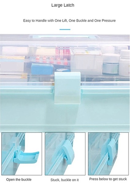 Tıbbi Kutu Ev Tipi Büyük Kapasiteli Tıbbi Kutu Tıbbi Çok Katmanlı Acil Durum Saklama Kutusu Ev Tipi Kutu (Yurt Dışından) modelleri