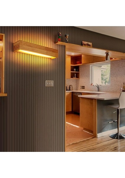 Masif Ahşap LED Lamba Banyo Aynası Dolap Lambası Banyo Tuvalet Masası Lambası Orijinal Ahşap Duvar Lambası (Yurt Dışından) fiyatları