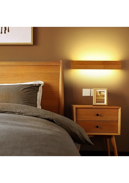 Masif Ahşap LED Lamba Banyo Aynası Dolap Lambası Banyo Tuvalet Masası Lambası Orijinal Ahşap Duvar Lambası (Yurt Dışından) modelleri