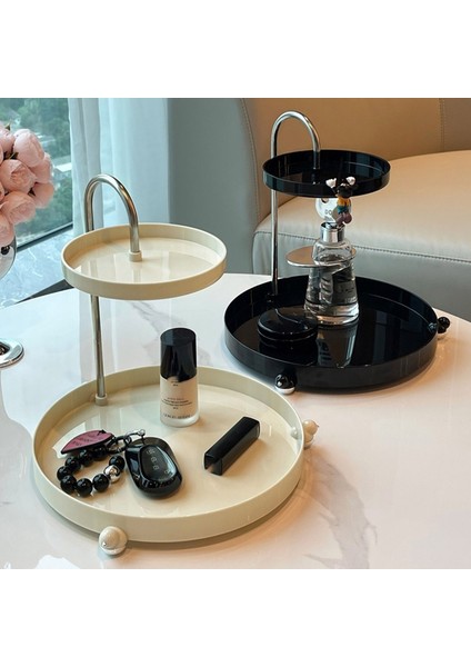 Makyaj Düzenleyici Tepsi Kozmetik Takı Ruj Cilt Bakım Rafı Parfüm Saat Gözlük Anahtarlık Banyo Rafı A (Yurt Dışından) fırsatları