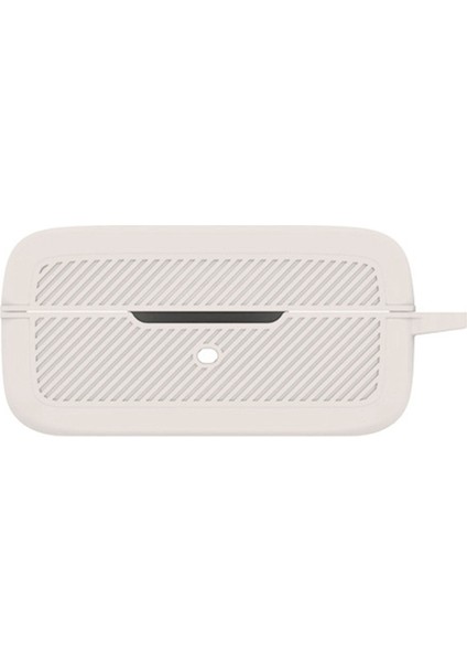 Air Pro 3 Darbeye Dayanıklı Silikon Kablosuz Bluetooth Kulaklık Koruyucu Kılıf ve Kancalı Beyaz Silikon Kılıf (Yurt Dışından)