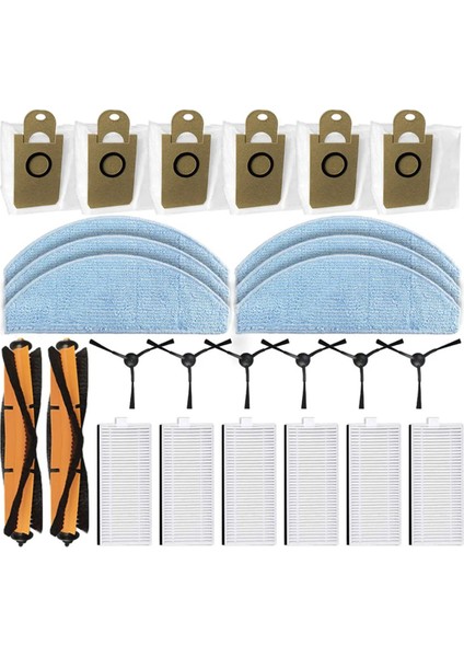 Minien MX90 Pro / Selectpro EGR-100 Yedek Parça Aksesuarları Ana Yan Fırça Filtre Paspas Bezi Toz Torbası (Yurt Dışından)