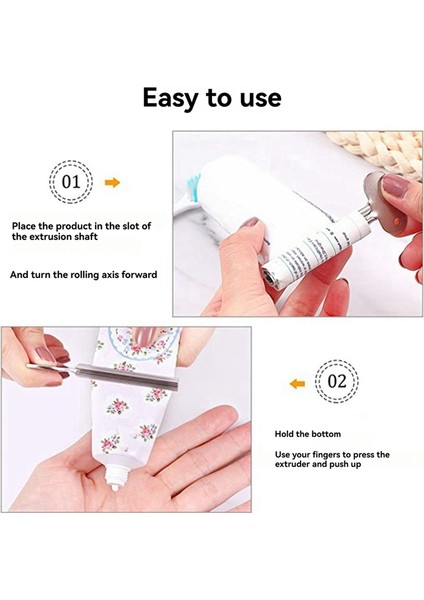 6 Adet Paslanmaz Çelik Diş Macunu Tüpü Sıkacağı Anahtar Diş Macunu Sıkacağı Banyo Saç Boyası Kozmetik Tüpleri Sıkacağı (Yurt Dışından) modelleri