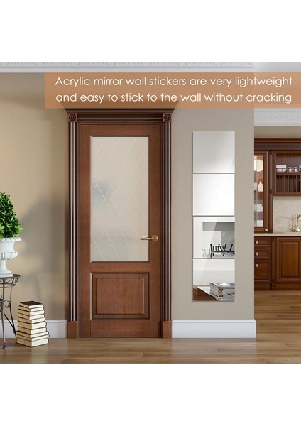Parça Kendinden Yapışkanlı Camsız Ayna Ince Esnek Kendin Yap Duvar Dekorasyon Aynası Aile Yatak Odası Dolap Banyo Için (Yurt Dışından) indirimleri