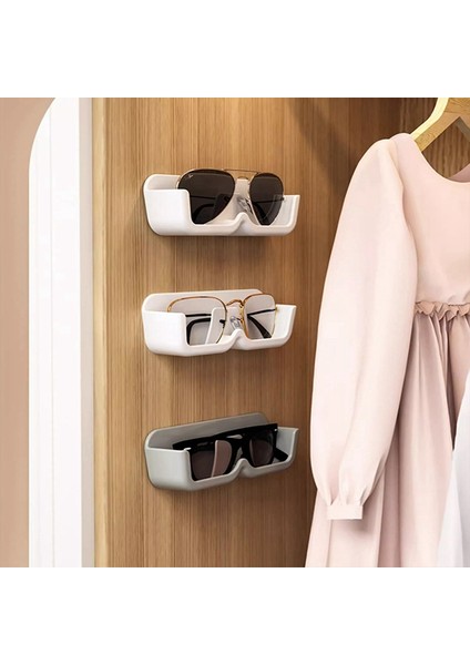 Duvara Monte Gözlük Sergileme Rafı Saklama Kutusu Güneş Gözlüğü Gözlük Masaüstü Banyo Yatak Odası Güneş Gözlüğü Saklama Rafı-B (Yurt Dışından) indirimleri