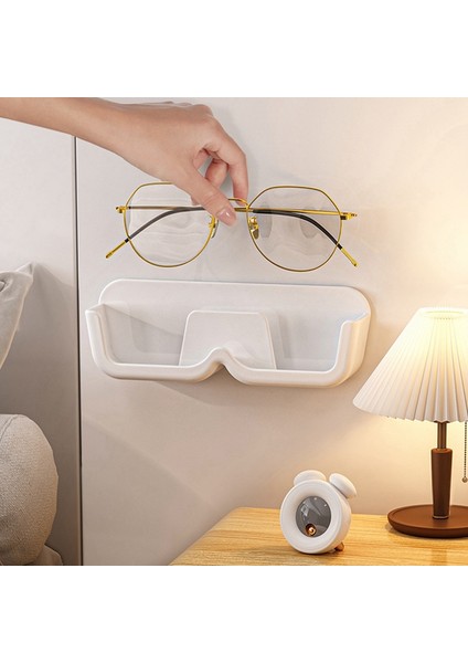 Duvara Monte Gözlük Sergileme Rafı Saklama Kutusu Güneş Gözlüğü Masaüstü Banyo Yatak Odası Güneş Gözlüğü Saklama Rafı-C (Yurt Dışından) modelleri
