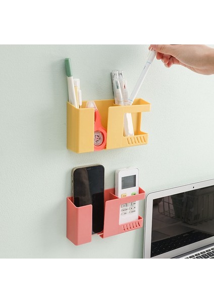 Delme Gerektirmeyen Duvara Monte Düzenleyici Uzaktan Kumanda Saklama Kutusu Cep Telefonu Fişi Duvar Tutucu Çok Işlevli Saklama Rafı (Yurt Dışından) modelleri