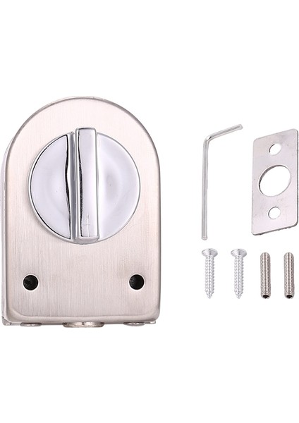 Duş Odası Banyo Aksesuarları Için Cam Sürgülü Kapı Mandalı Kilidi, Deliksiz Paslanmaz Çelik Cam Kapı Kilidi (Yurt Dışından) fırsatları