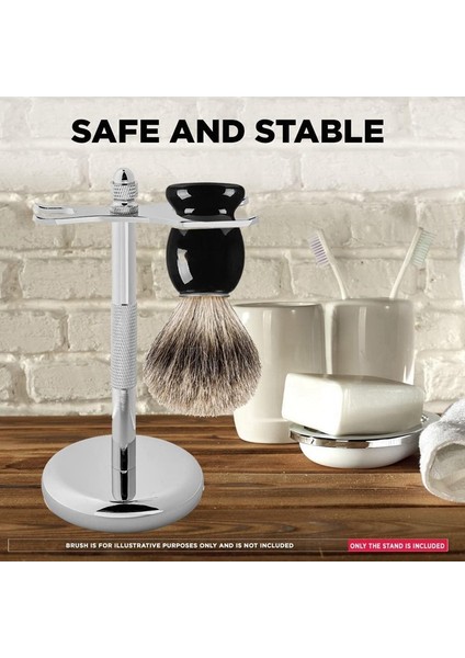 Fırça Tutuculu Güvenlik Tıraş Makinesi Standı, Erkekler Için Ağır Hizmet Tipi Metal Tıraş Tutucu, Fırçalara ve Her Türlü Tıraşa Uygun (Yurt Dışından) fırsatları