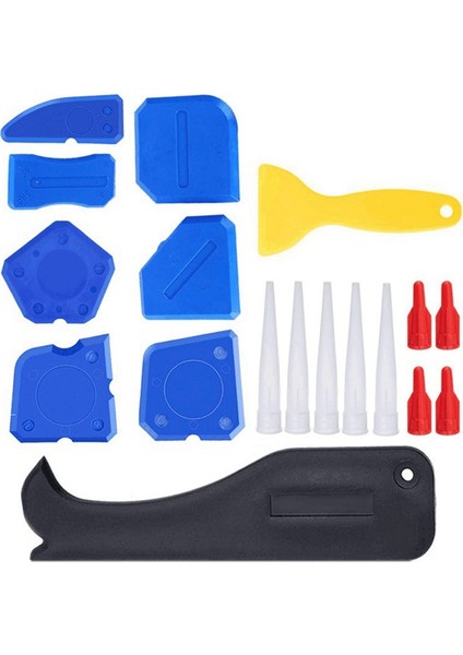 18 Parçalı Dikiş Aleti Sızdırmazlık Raklesi Derz Dolgu Ucu Raklesi Mutfak ve Banyo Için. (Yurt Dışından) fiyatları