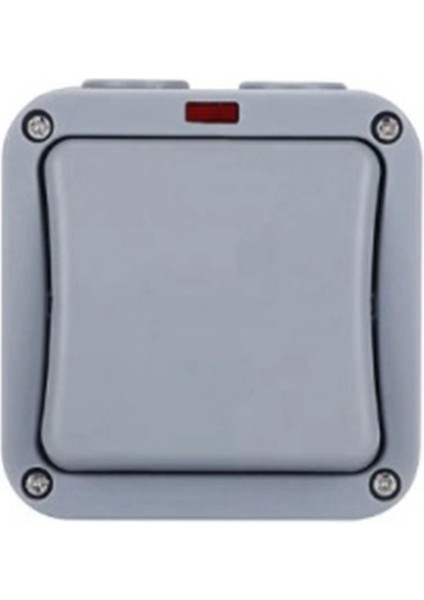 IP66 Duvar Elektrik Anahtarı 220V Işık Su Geçirmez Açma Kapama Güvenlik Düğmesi ile Sabitleme Gece Bilgisayar Gücünde (A) (Yurt Dışından) fiyatları