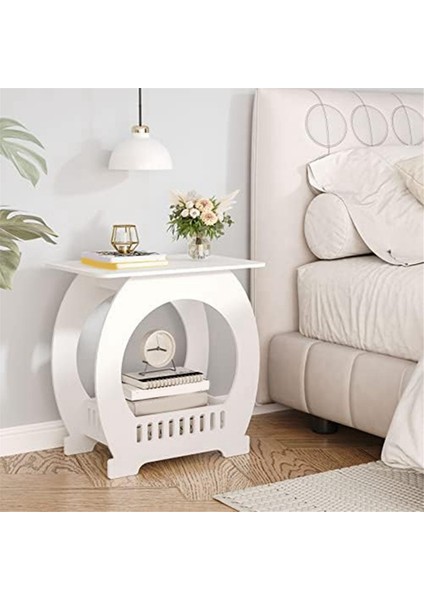 Depolama Raflı Sehpa, Dar Komodin, Küçük Alanlar Için Ince Sehpalar, Beyaz Komodin, Kanepe Sehpası (Yurt Dışından) fiyatları