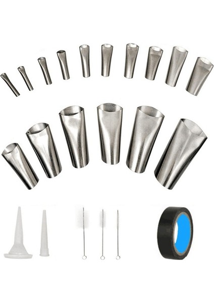 22 Parça Güzel Derz Ucu Seti, Mutfak ve Banyo Pencerelerinin Su Derzleri Için Paslanmaz Çelik Sızdırmazlık Maddesi ile Kaplanmıştır (Yurt Dışından) fiyatları
