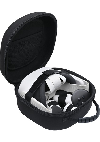 3s/quest 3/quest 2 Vr Başlığı ve Dokunmatik Kontrol Cihazı Kılıfı Vr Aksesuarları Için Taşıma Çantası Siyah (Yurt Dışından)