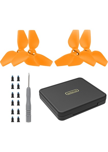 Neo Renkli Pervane Pervane Bıçağı Pervane Saklama Kutusu Toz Geçirmez Düşmeye Dayanıklı Neo Drone Aksesuarları C (Yurt Dışından)