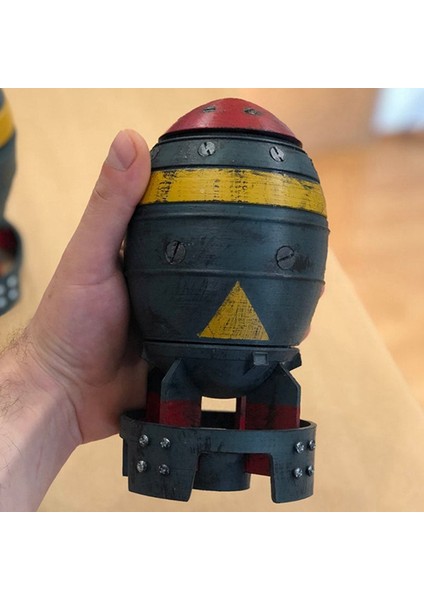 Mini Nükleer Bomba Saklama Kutusu Retro Figürler Masaüstü Sanat El Sanatları Dekorasyon Ev Yatak Odası Ofis Masaüstü (Yurt Dışından) fırsatları