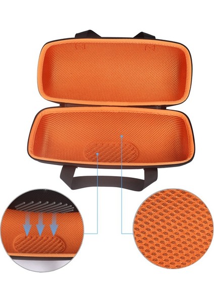 Xtreme 3 Koruyucu Kılıf Çantası Saklama Kutusu Xtreme3 Taşınabilir Kablosuz Hoparlör Çantası Siyah-Turuncu (Yurt Dışından) indirimleri